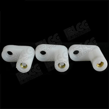 50Pack L Type PCB Mounting Feet With 100Pcs Screws For JAMMA MAME Game PCB Board