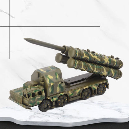 Russian S-300 Missile Launcher Vehicle 4D Unassembled Military Scene DIY 1/72