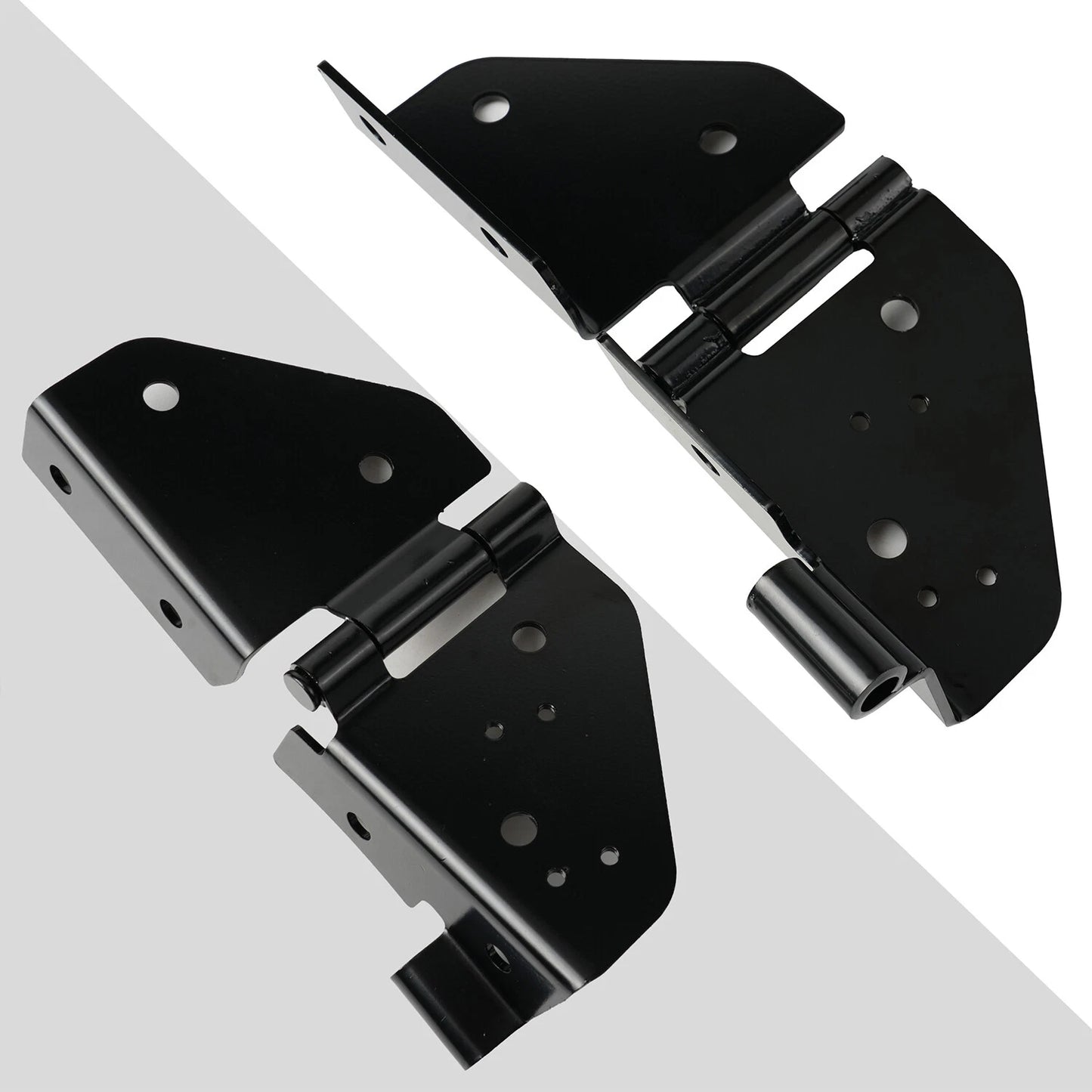 For Jeep Wrangler YJ CJ 76-95 Windshield Frame Hinges Hinge Pair Black