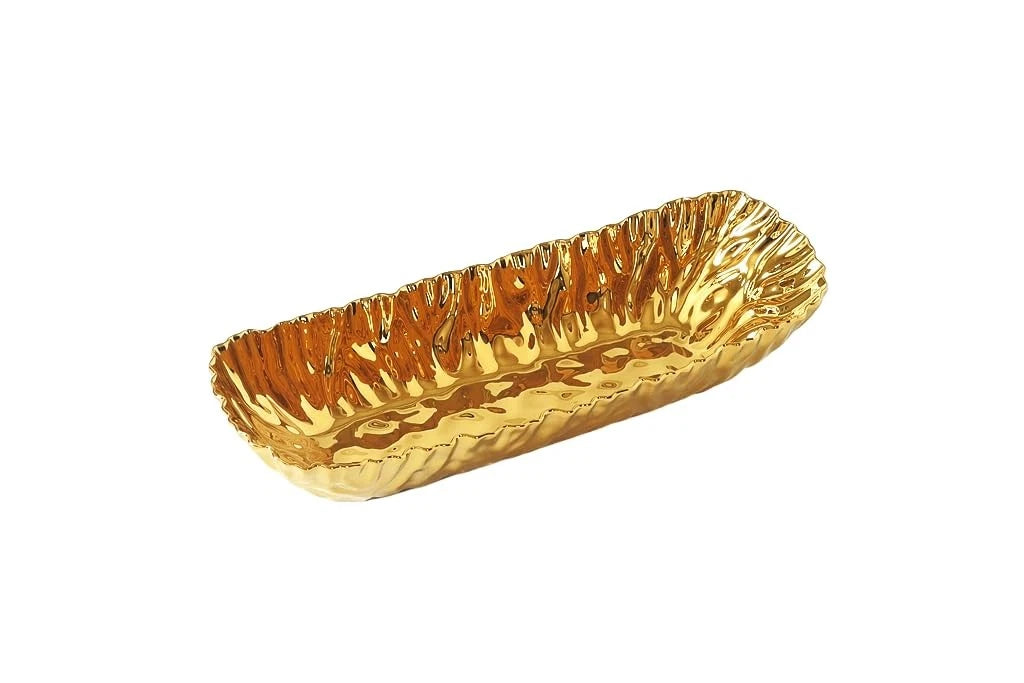 Pampa Bay Rectangular Server (Gold) Small, Gold