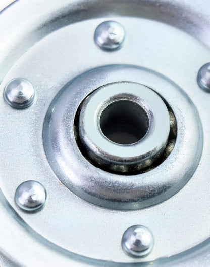 QWORK Extra Heavy Duty Garage Door Pulley, 3 INCH 200LB, 2 Pack, Silver