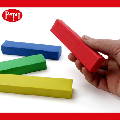 Pepy Reusable and Non-Drying Oil-Based Plasticine 1 Pound, Primary Colors