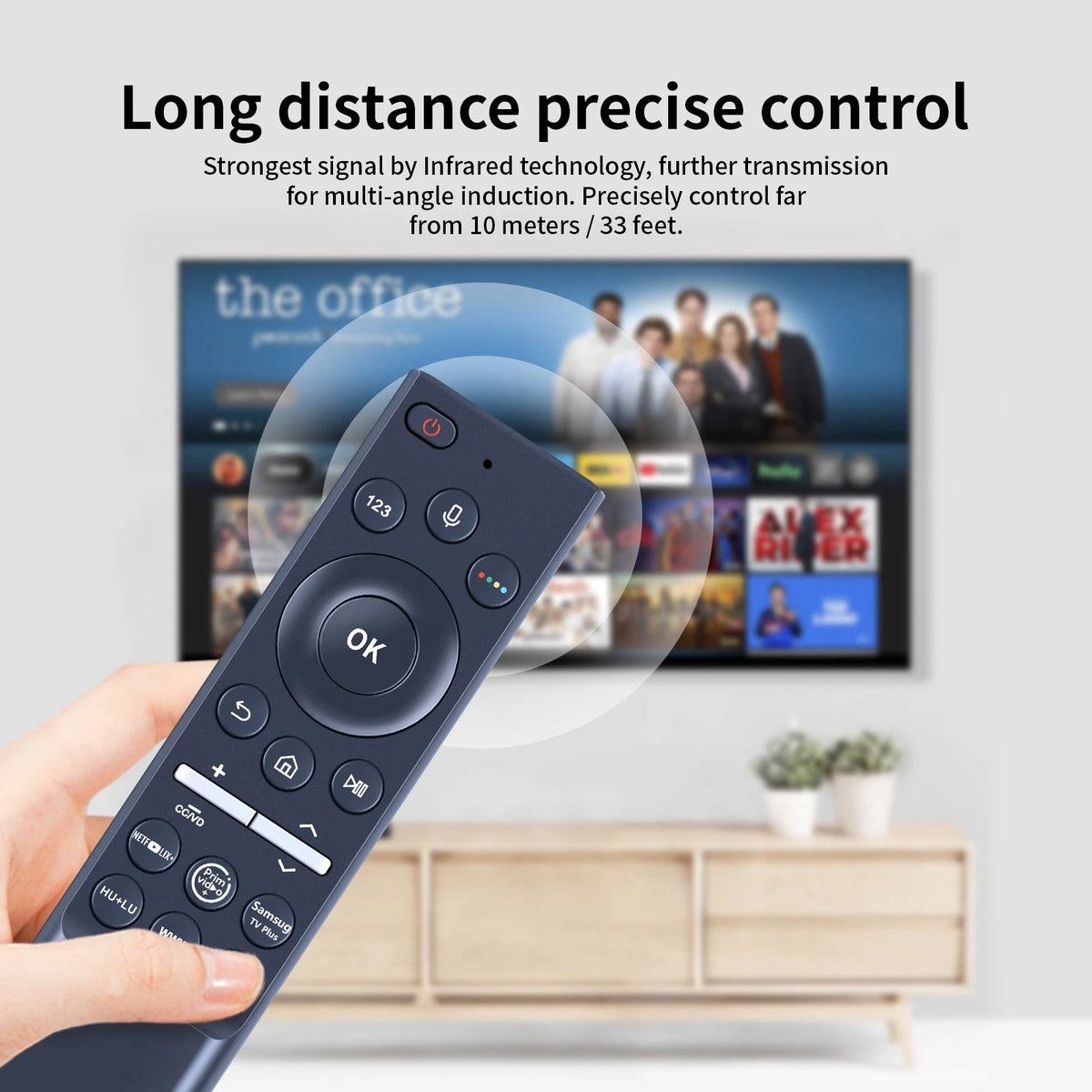 Voice Remote Control For Samsung Smart TV BN68-13897A BN59-01330A BN59-01329A