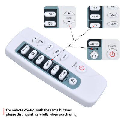 Remote Control For GE Air Conditioner ARC-713 ARC-715 ARC-769 ARC-763 ARC-767
