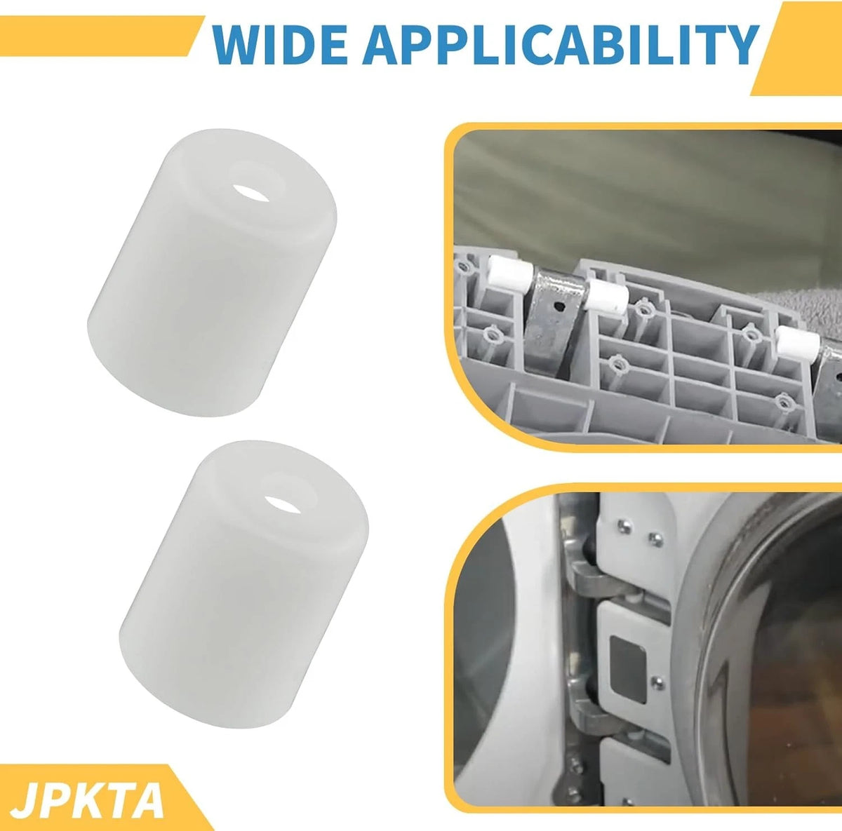 W10208398 Washer Dryer Door Hinge Pin Cap Replacement Part by JPKTA...