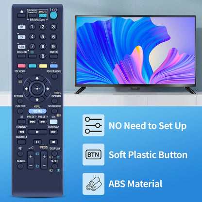 RM-ADP077 Remote Control For Sony Home Theatre System BDV-N890W BDV-NF720