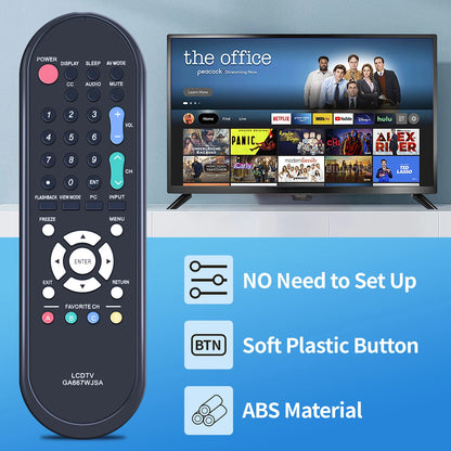 GA667WJSA Remote Control For Sharp TV LC-32D49 LC-37SB24 LC-40D78UN LC-46SB57U