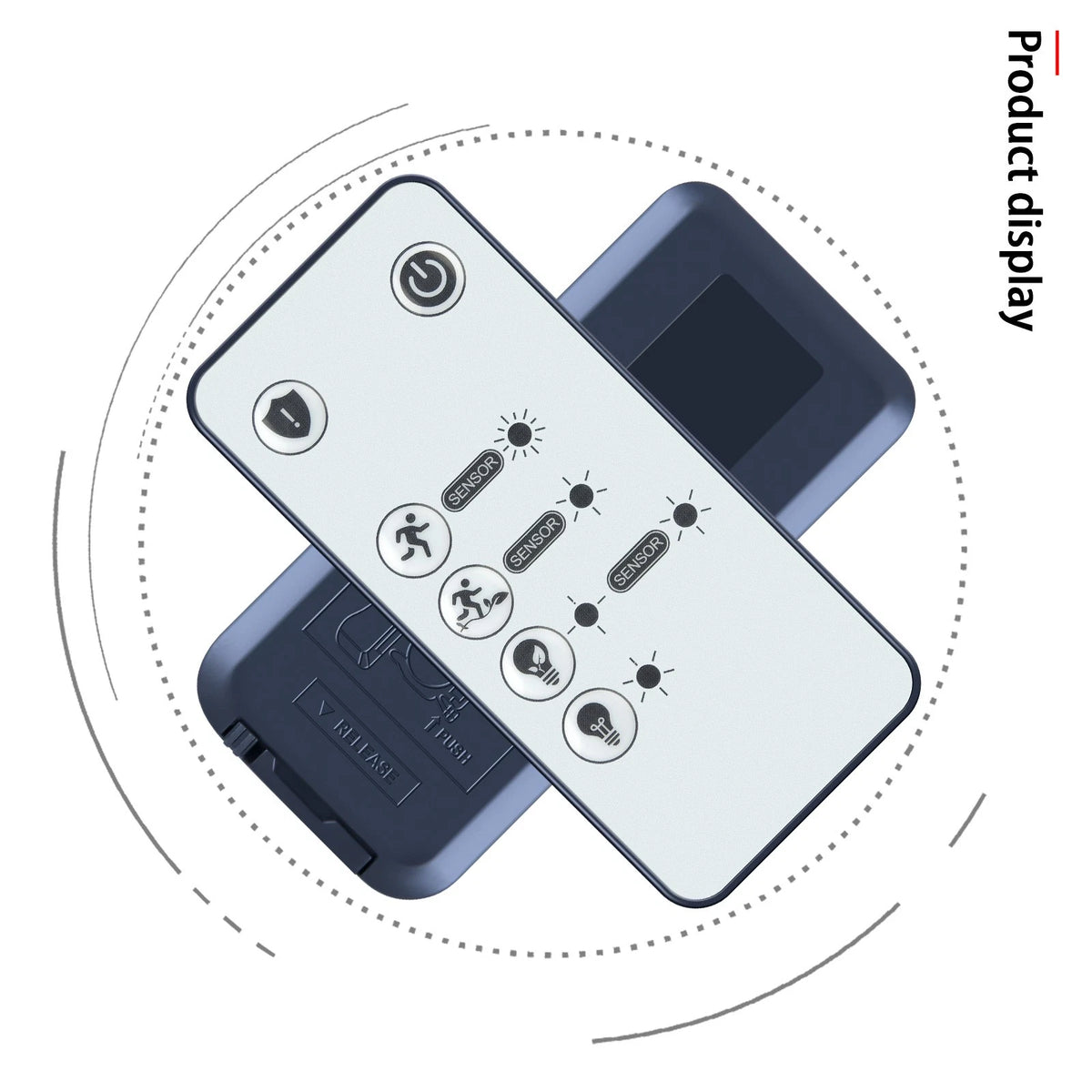 Remote Control For Ensenior 5 Motion Sensor Modes Solar Security Light