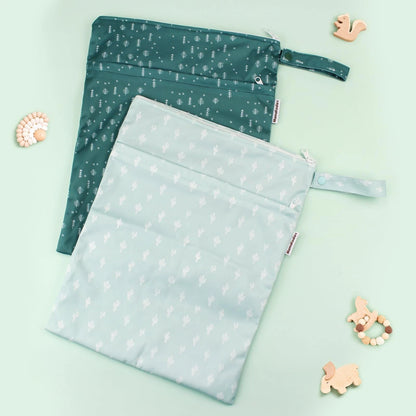 Mama Koala Waterproof Wet Dry Bags for Baby Items, Cloth 16in x 12in, W017