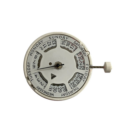 White Quartz Watch Movement With Battery For Swiss ISA 1198 Watch Accessory pp