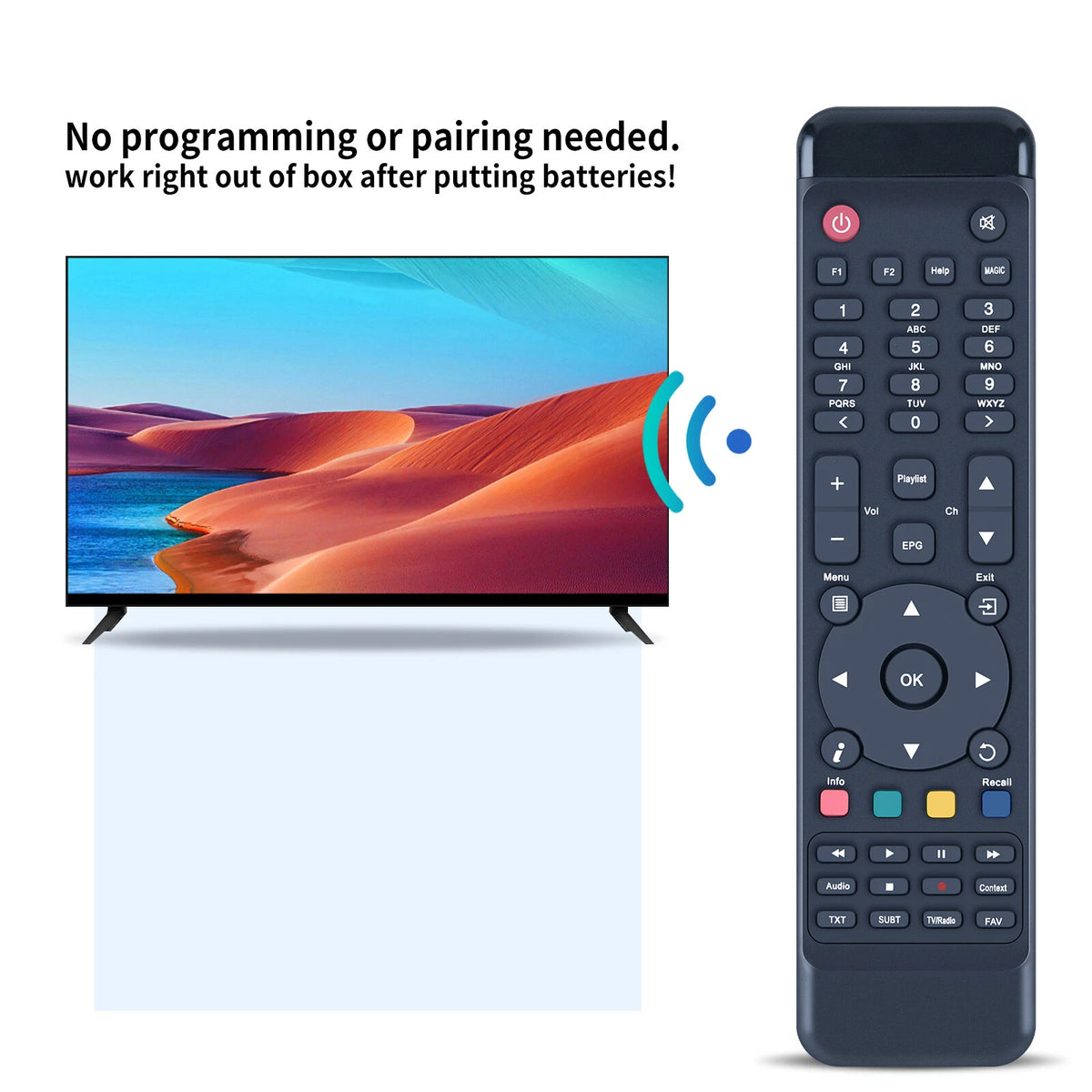 Remote Control For Amiko Viper COMBO HDD SET TOP BOX DVB RECEIVER