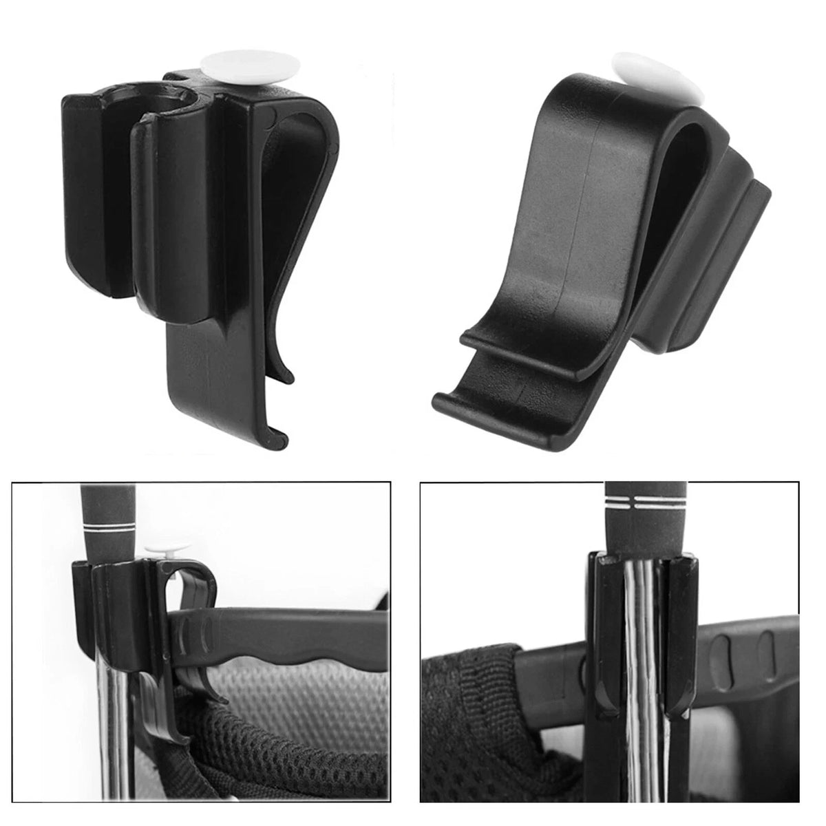 14pcs Plastic Golf Club Clip For Bag Putter Holder Iron Driver Ball Marker White