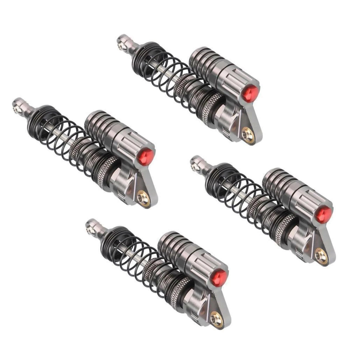 4Pcs 1/10 100mm Adjustable Shock Absorber For Axial SCX10 TRX-4 RC Crawler Car