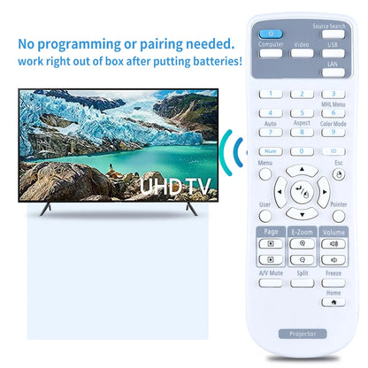 218178800 Remote Control For Epson Projector 580 1266 1286 S39 W39 X39 VS250