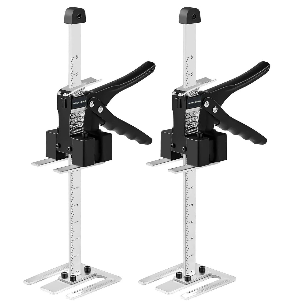 INNOVJOPRO 15.75-inch Furniture Jack 2-Pack 15.75 inches, Black