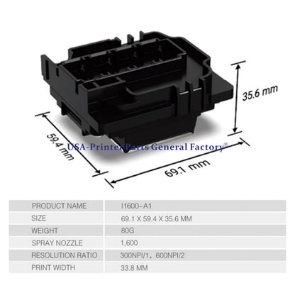 C14FA66000  Unlocked For Epson I1600-A1 PrintHead Water-based PrintHead