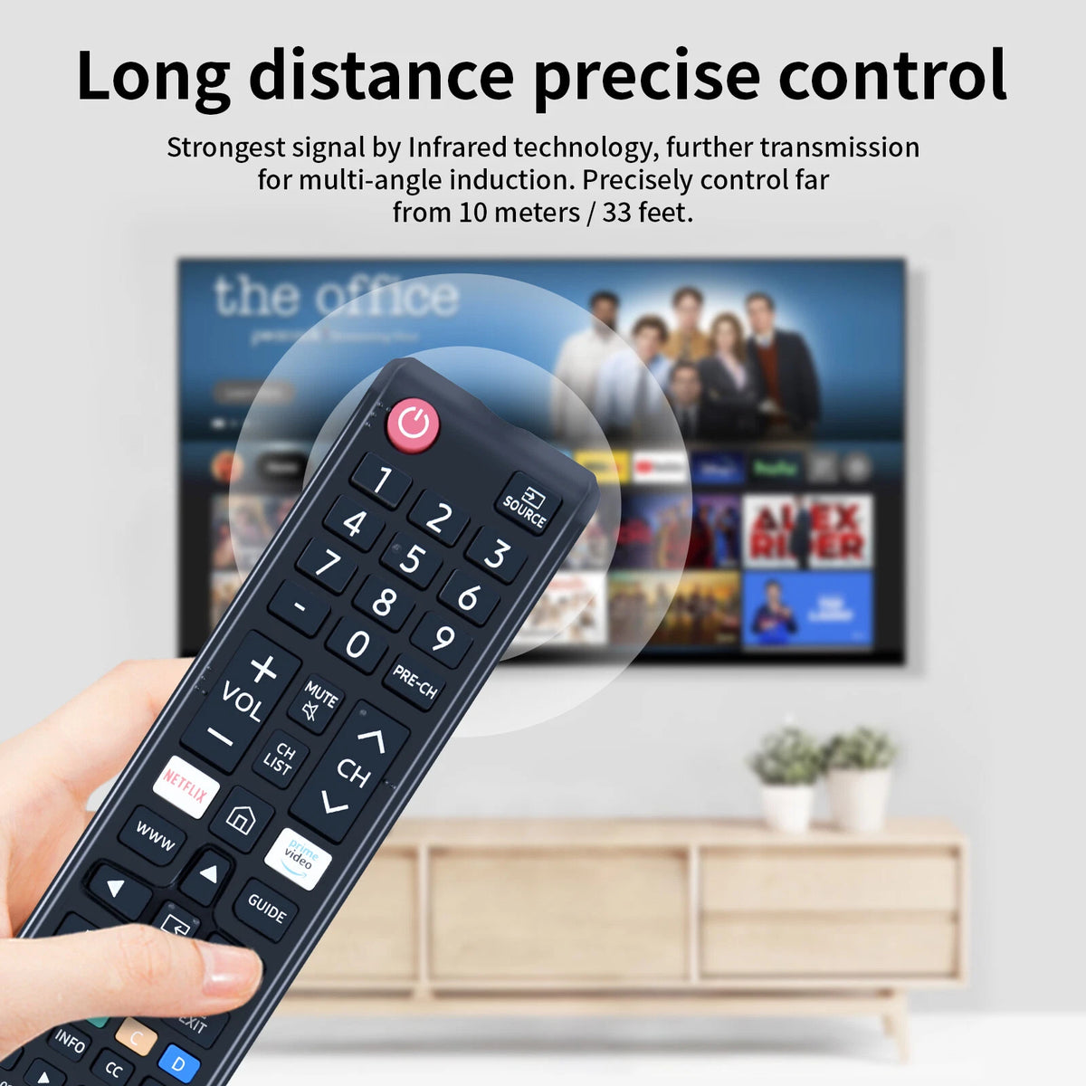 BN59-01347A Remote Control For Samsung TV UN43RU7200F UN50TU7090G UN55RU7200