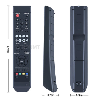 BD003 Remote Control For Insignia DVD Player NS-WBRDVD2 NS-WBRDVD2-CA