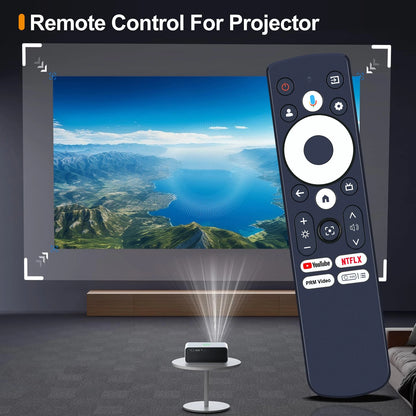 Voice Remote Control For Epson EpiqVision Mini EF21 Smart Laser Projector
