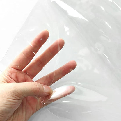 HYANG Transparent PVC Super Clear Holographic Vinyl Inches,