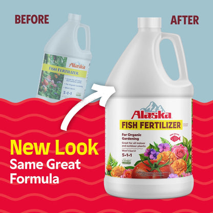 Alaska Fish Fertilizer OMRI Listed 5-1-1, 115 oz 5-1-1