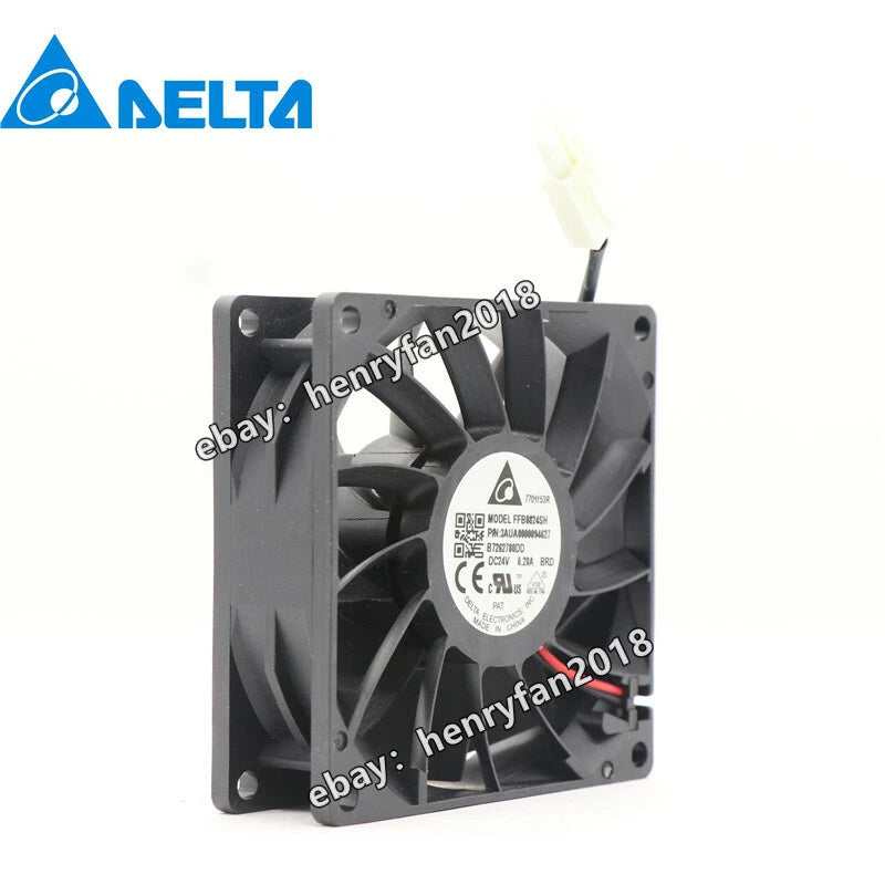 Delta Fan FFB0824SH Axial Fan DC 24V 0.28A 80*80*25mm 2Pin Inverter Cooling Fan