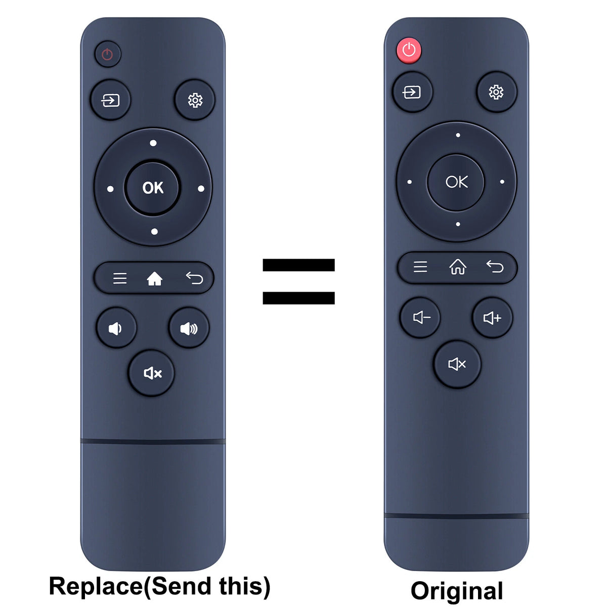 Replacement Remote Control For Akiyo O7 Portable 1080P WiFi Digital Projector
