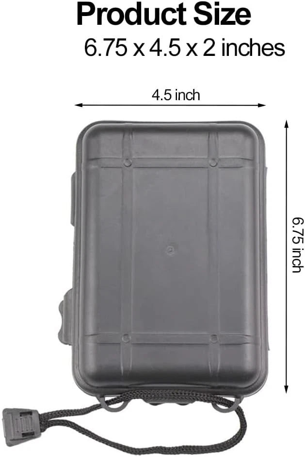 EMDMAK Survival Kit Outdoor Emergency Gear for Camping Hiking Black