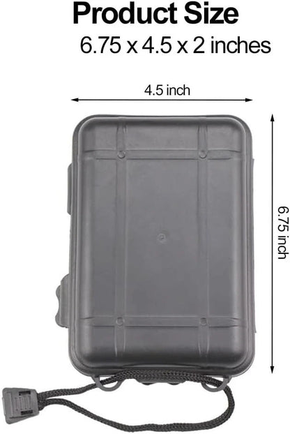 EMDMAK Survival Kit Outdoor Emergency Gear for Camping Hiking Black