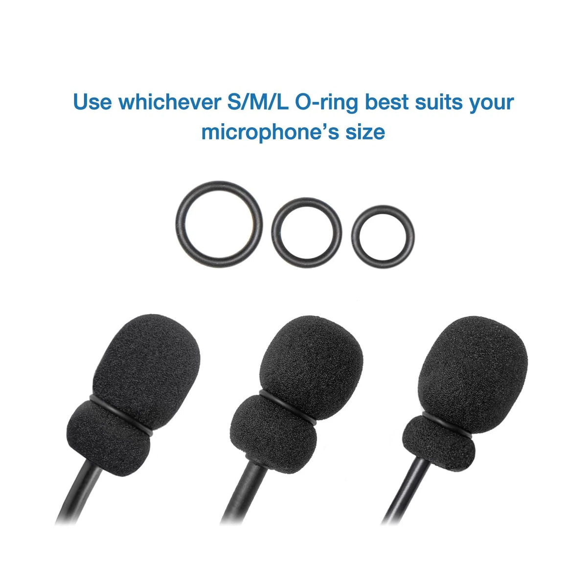 Voarmaks 4-Pack Mic Foam Covers Compatible with Steelseries Arctis 1, 3, 5,...
