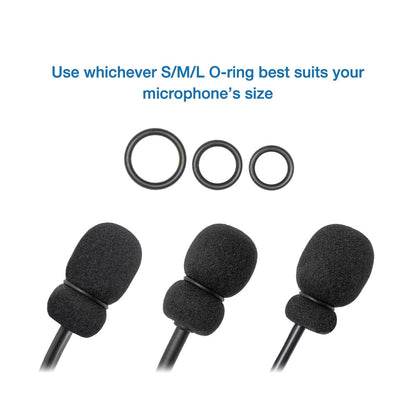 Voarmaks 4-Pack Mic Foam Covers Compatible with Steelseries Arctis 1, 3, 5,...