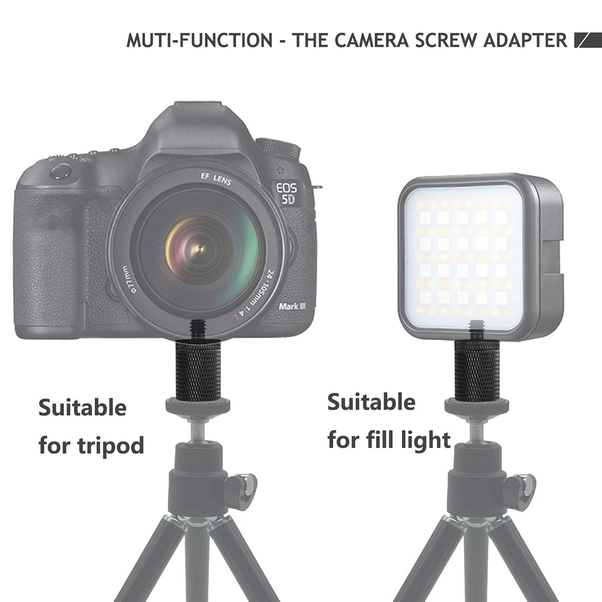 12 Pcs 1/4" & 3/8" Camera Screw Adapter Set - DSLR, 1/4'' or 3/8'', 12