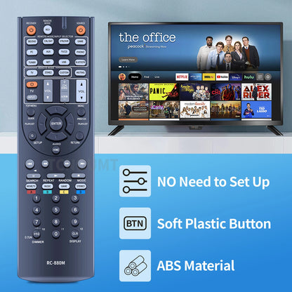 RC-880M Remote Control For Onkyo AV Receiver TX-NR636 HT-RC660 HT-R693