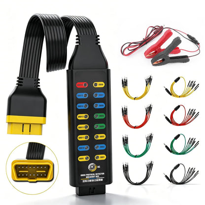 Obd2 Breakout Box, Automotive OBDII Protocol Detector OBD2 Box