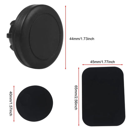 ThtRht 2 Pack Magnetic Phone Holder Mount Magnet and Metal Plate with Black