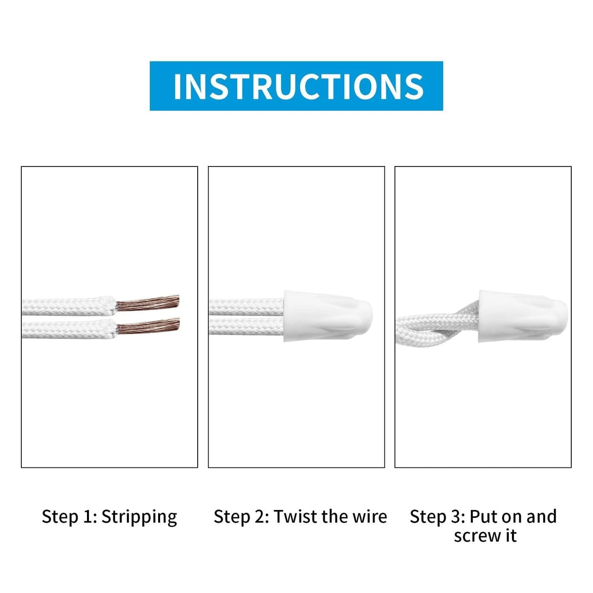 Dicio Ceramic Wire connectors Medium Connectors 50 PCs, 173M_50
