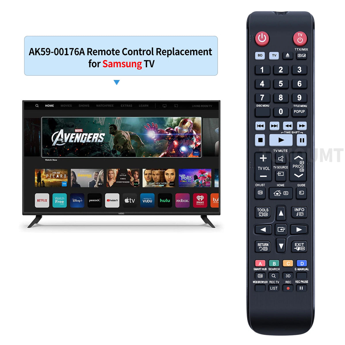 AK59-00176A Remote Control For Samsung Player BD-H8500A BD-H8900A