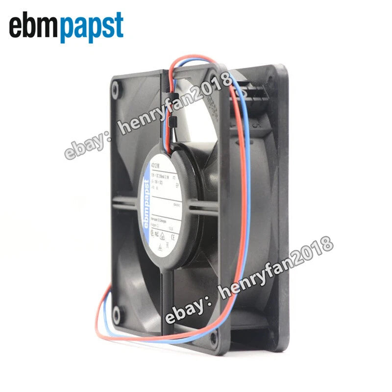 1Pcs ebmpapst 4312M Axial Fan DC 12V 3.1W 258mA 120*120*32MM 2-wire Cooling Fan