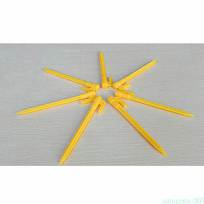 10Pcs Tent Ground Stakes Pegs Camping Soil Patio Gardening Heavy Duty Stake F