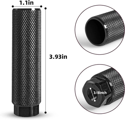 BMX Pegs, 2PCS Aluminum Alloy for Stunt Accessories Black
