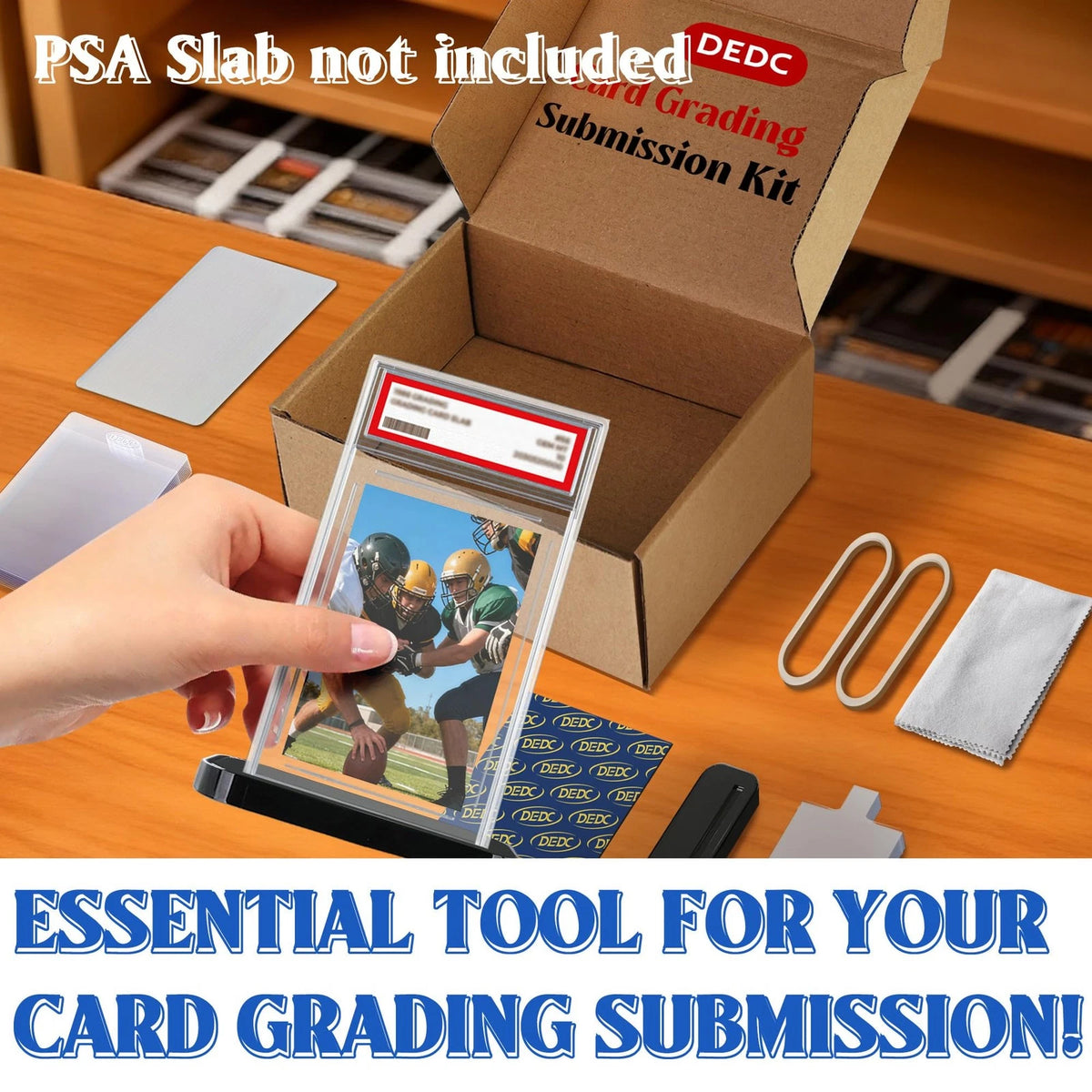 DEDC Card Grading Submission Kit Mailing with 4-set- PSA, White