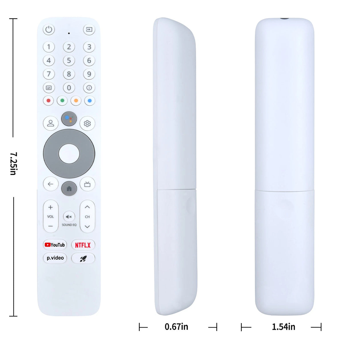 Remote Control For Homatics Box R 4K Plus Android TV Box with Google Assistant
