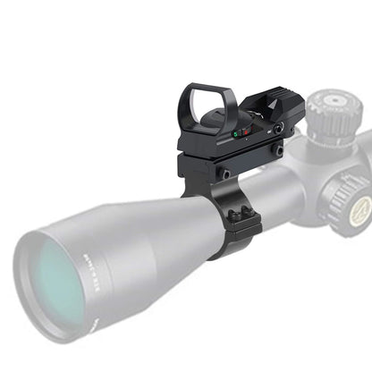 FENTUK 1"/25.4mm & 30mm Rifle Scope Ring Adaptor with Rail - Tactical Black