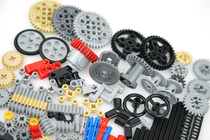BroTex Technical Parts Pieces 1 inch x 1 x 0.98 inches, Gear Basic Set