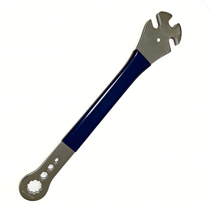 HXILAJM Bike Pedal Wrench 15mm/9/16, Extended Non-Slip Grip Extended, Silver