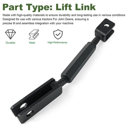 Three Point Hitch Adjustable Lift Link LVA16296 For John Deere 1023E 1025R 1026R