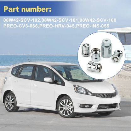 Wheel Lock Set For Honda CR-V 2007-2025 08W42-SCV-101