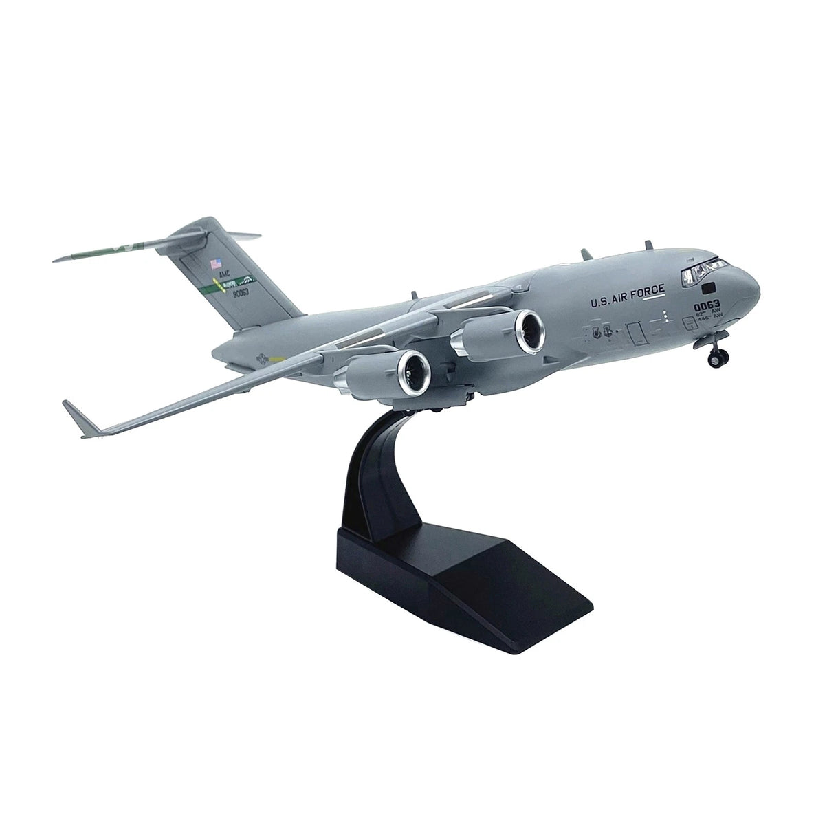 1/200 Scale Alloy C-17 Model For US Air Force Globemaster III Transport Plane