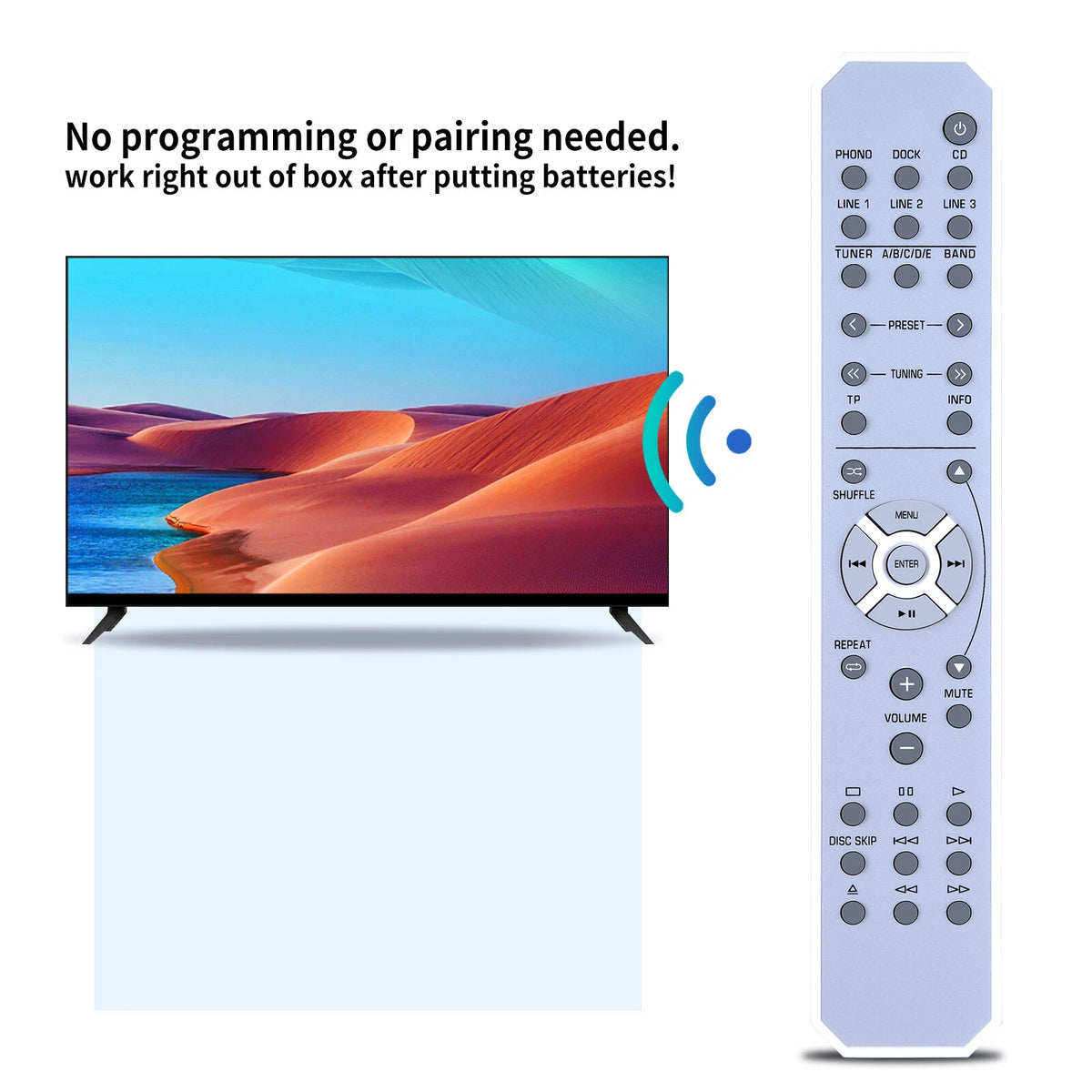 RAS5 WV50010 Remote Control For Yamaha A-S300 A-S500 A-S300BL A-S500BL
