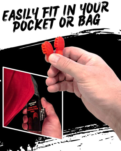 Drumstick Dampeners for Silencing Drumming Practice - Replace Red and Black